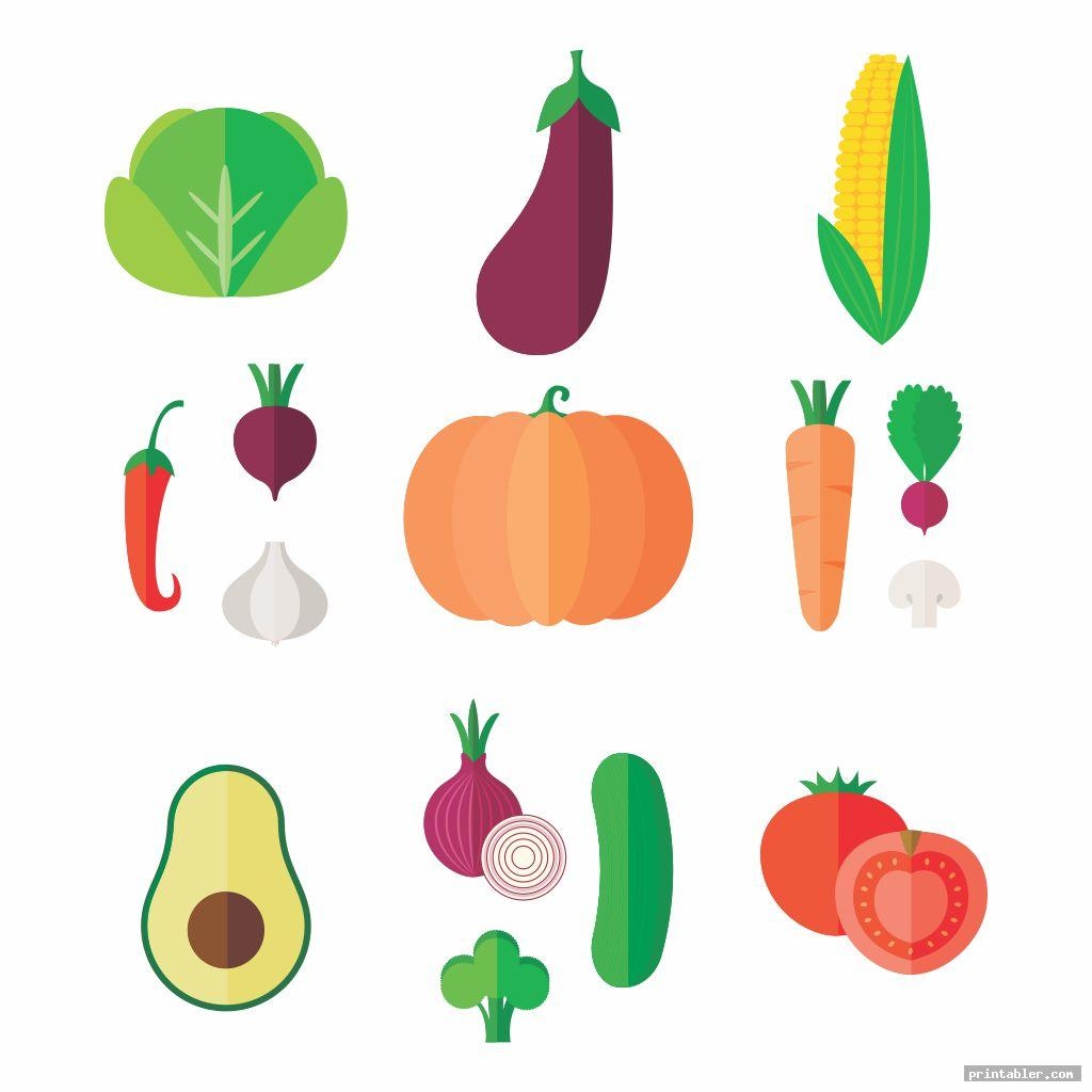 Printable Fruit And Vegetable Templates Gridgit