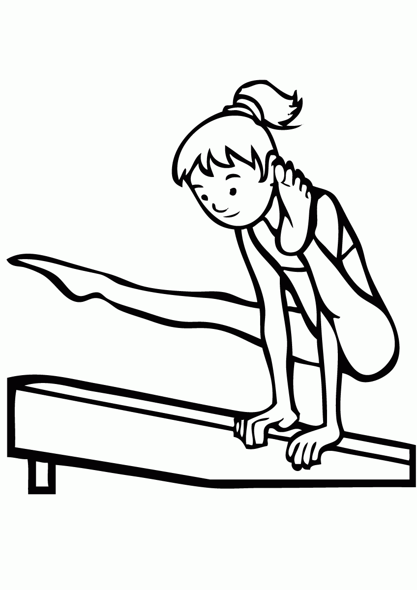 free printable gymnastics pictures