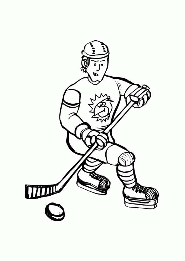 Printable Hockey Coloring Pages Coloring Home