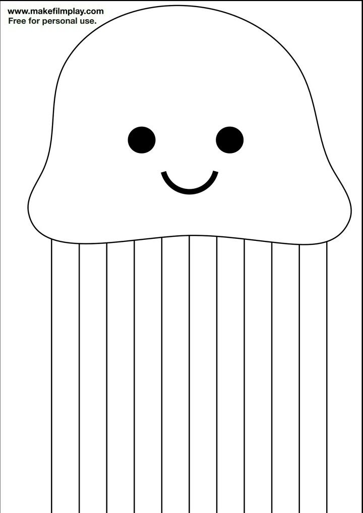 printable jellyfish craft template