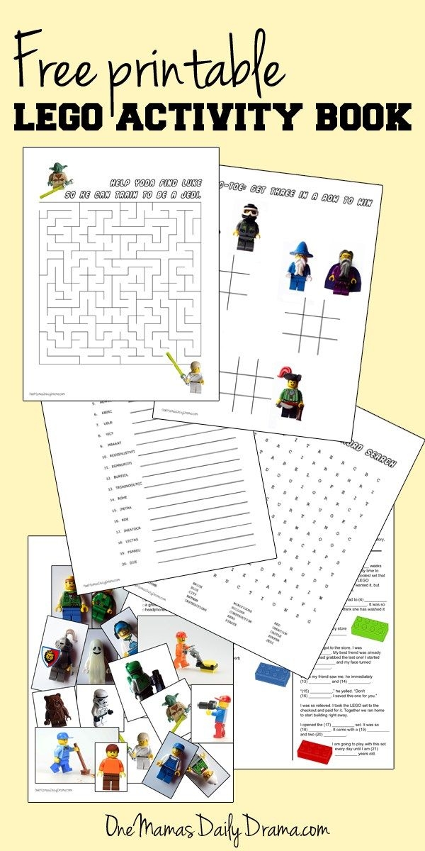 lego activity printables