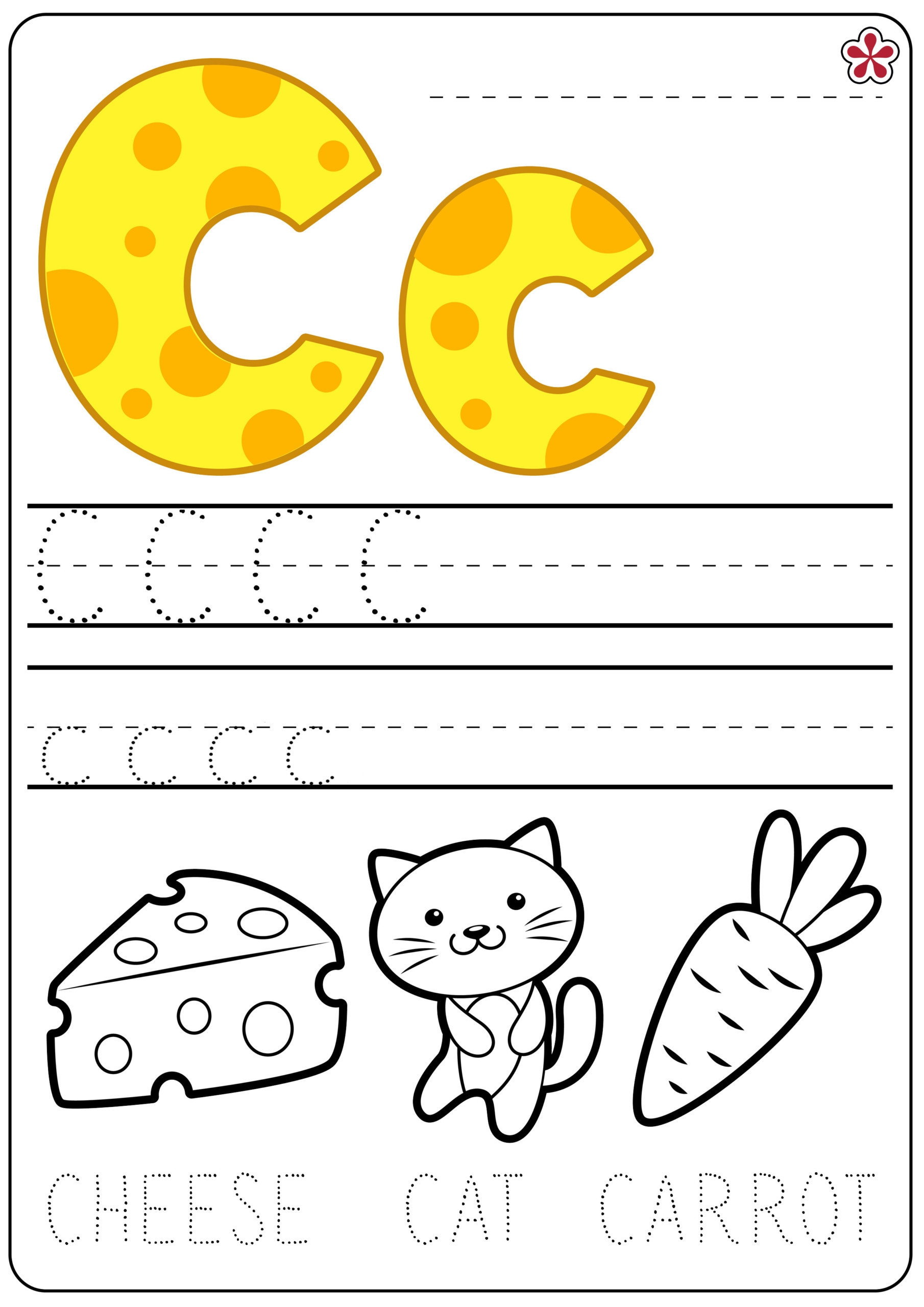 Printable Letter C Activities