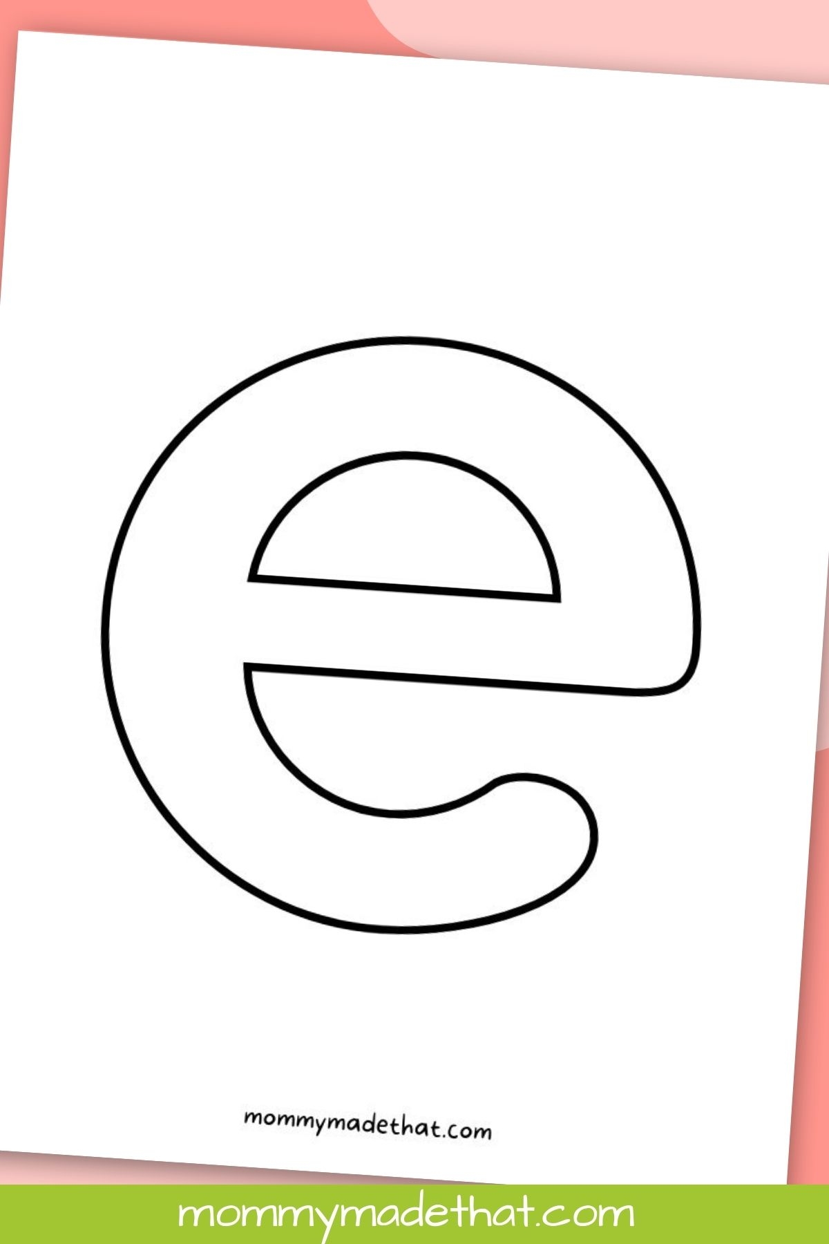 Printable Letter E Grab The Free Templates 