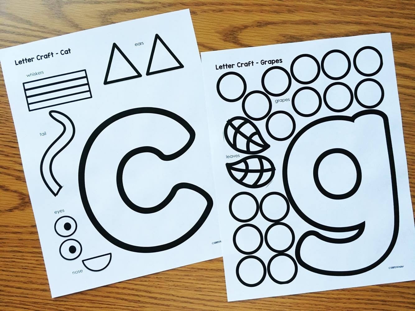 Printable Letter G Craft Template Infoupdate