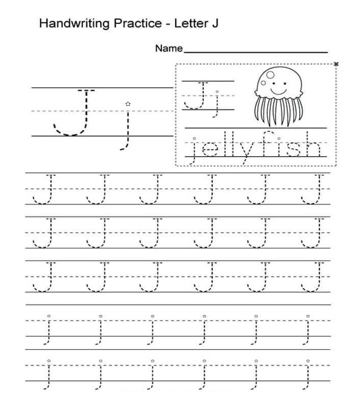 Printable Letter J Tracing Activities Free Download And Print For You