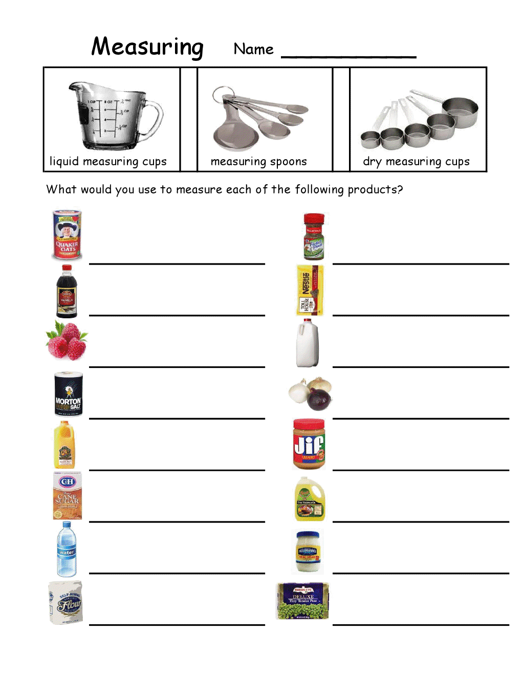 life skills activities printable