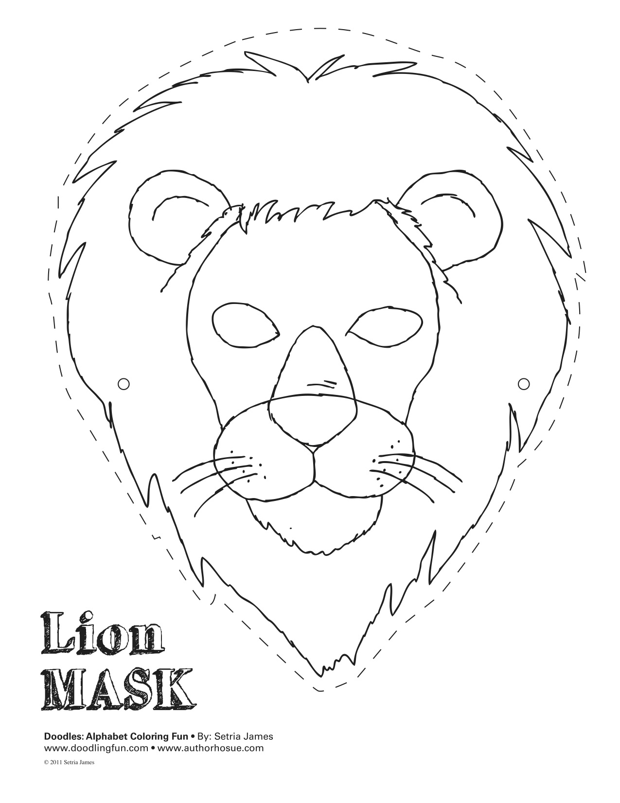 free printable picture of a lion