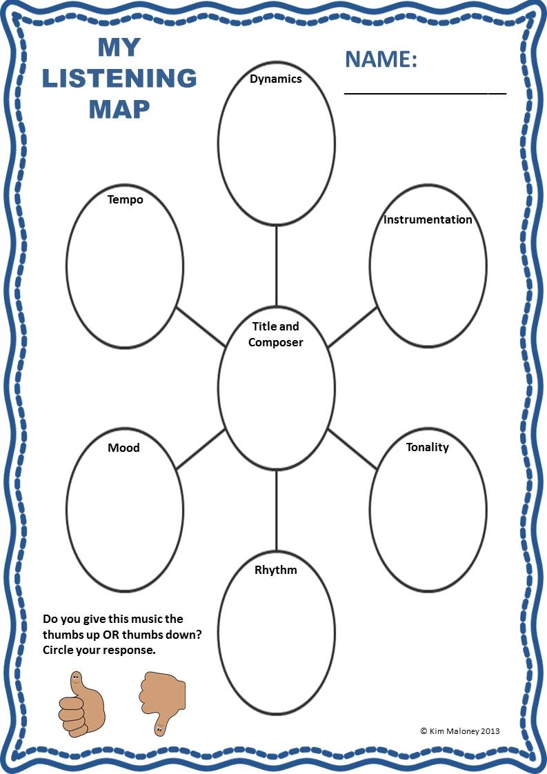 listening center printable activities