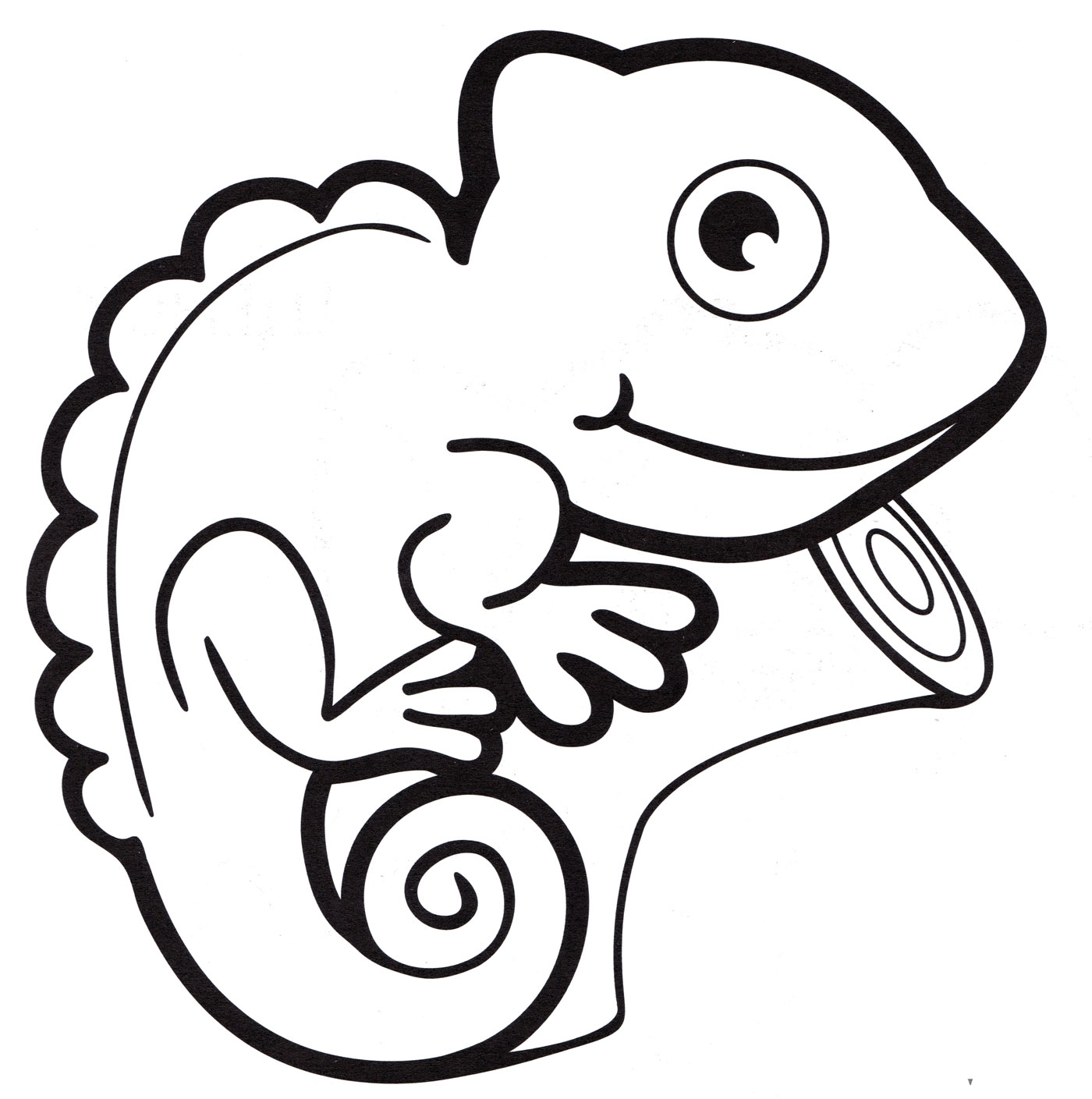 Printable Lizard Coloring Pages Dev onallcylinders