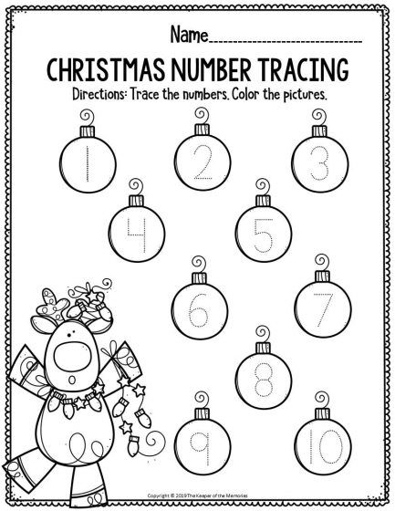 Printable Math Christmas Preschool Worksheets Artofit