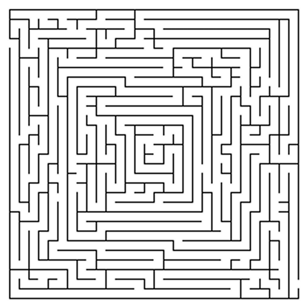 free medium maze games printable