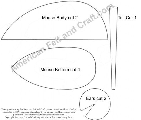 Printable Mouse Craft Template Rilocarbon