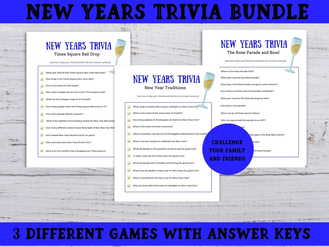 free new year's eve trivia game printable