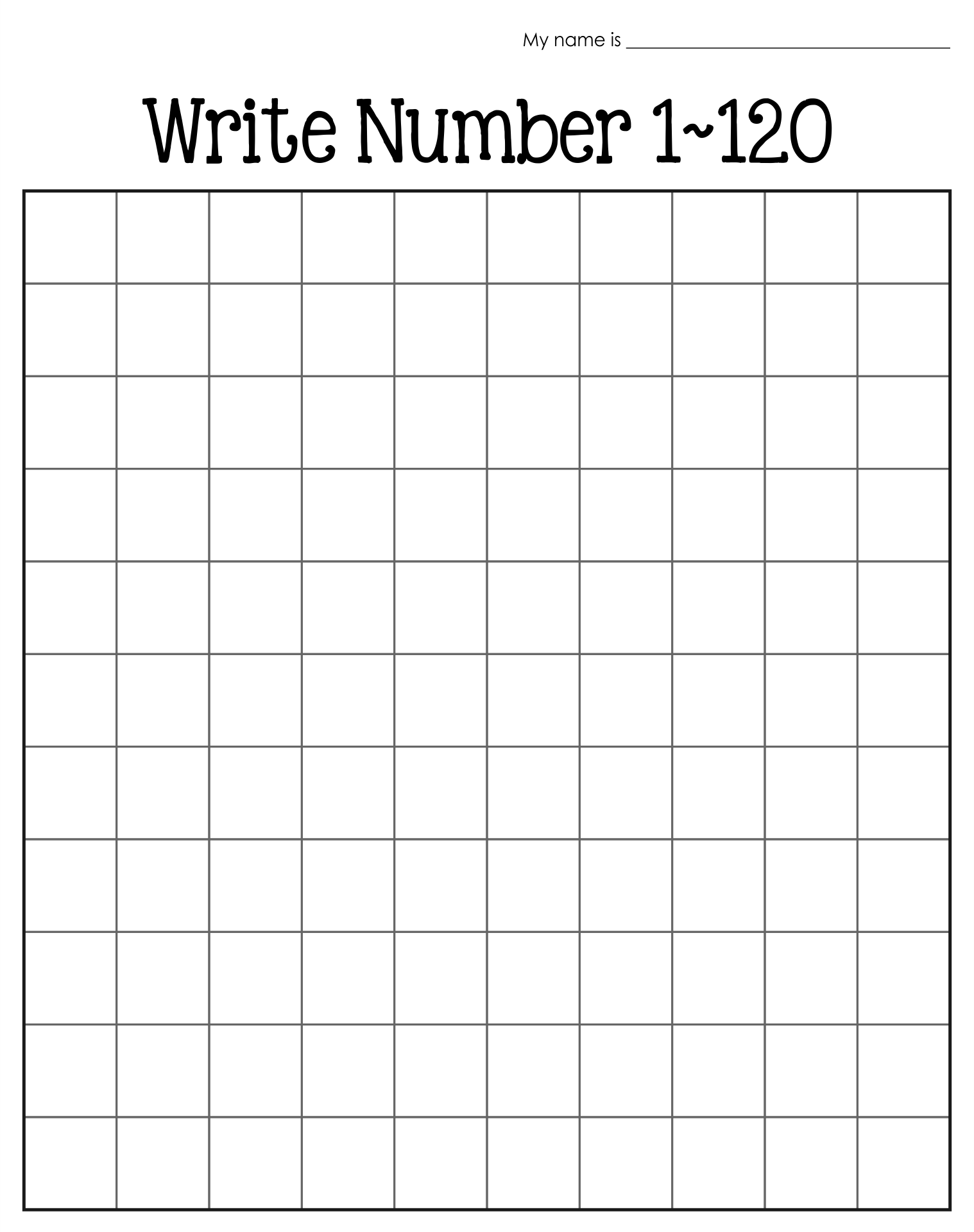 free printable 120 chart games and activities