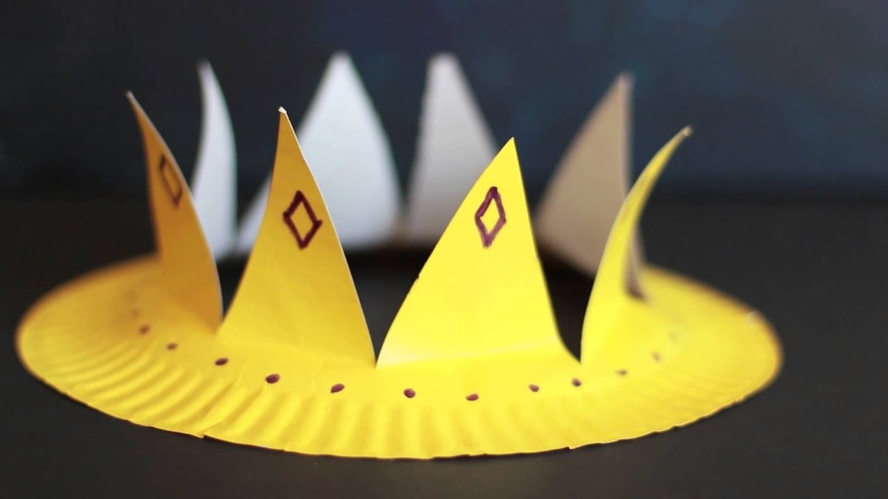 make a crown activity kids printable craft