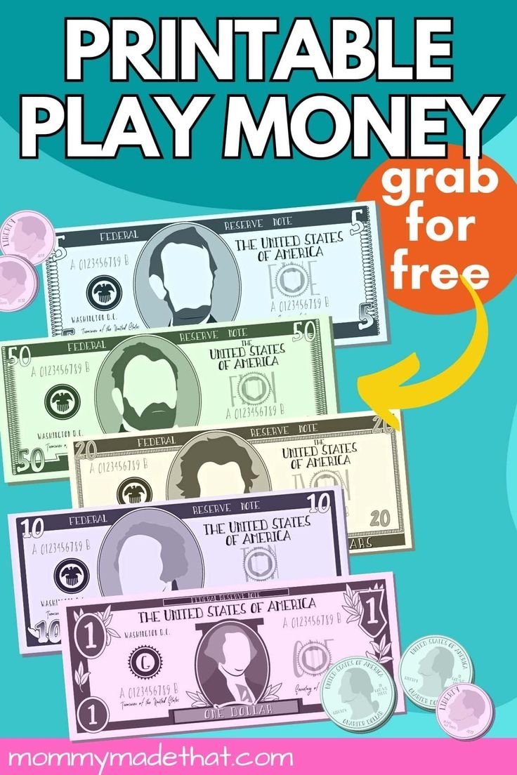 Printable Play Money Lots Of Free Fake Money Templates Printable 
