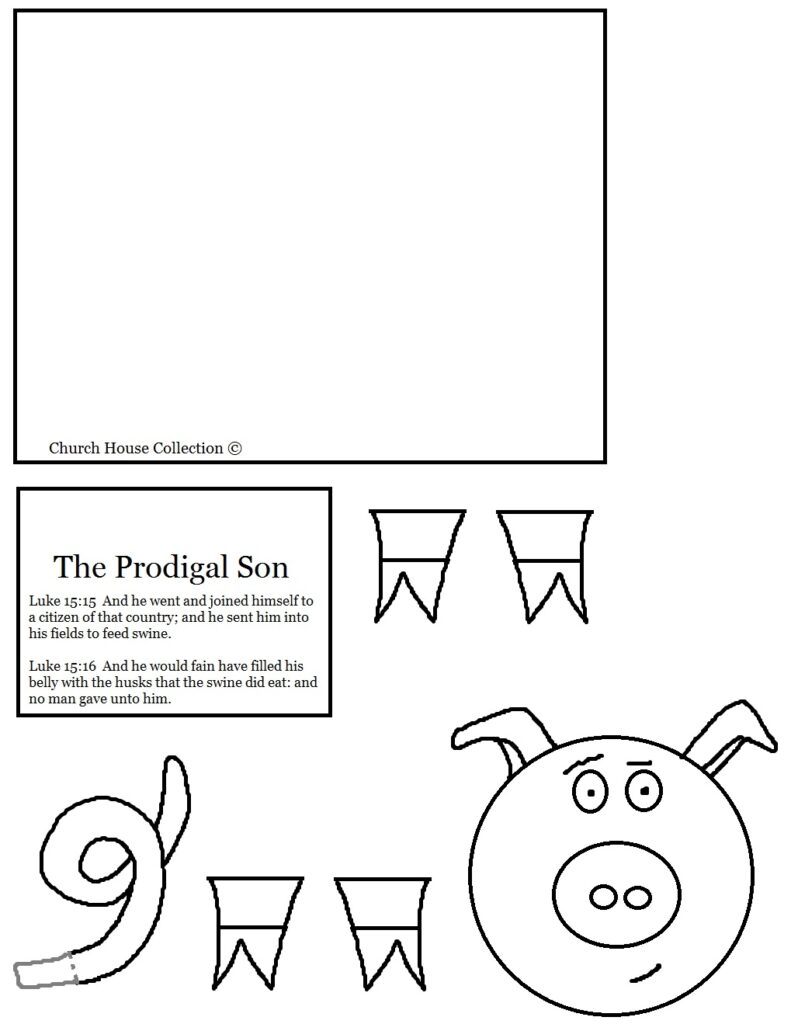 Printable Prodigal Son Craft Template