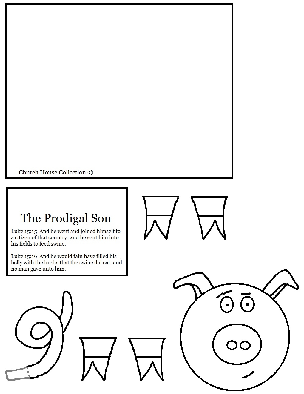 Printable Prodigal Son Craft Template