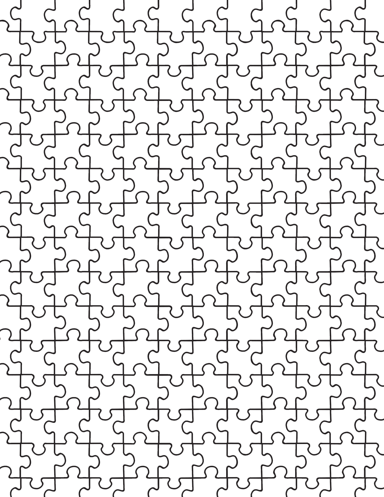 blank puzzle template printable