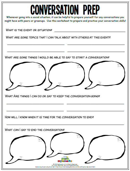 free printable social skills activities