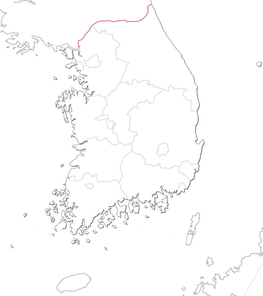 Printable South Korea Map Blank Free Download And Print For You 