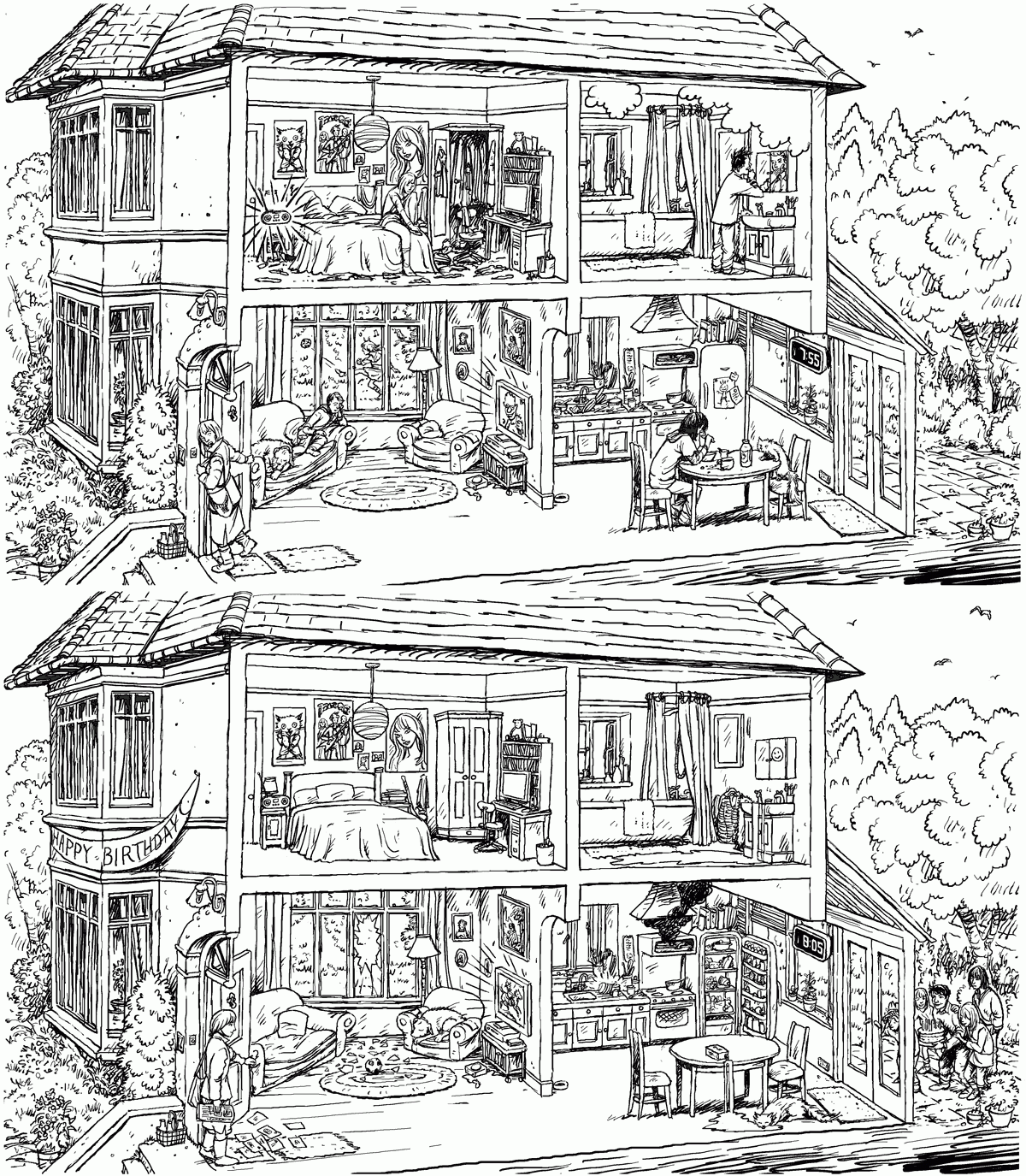 find the difference between two pictures printable