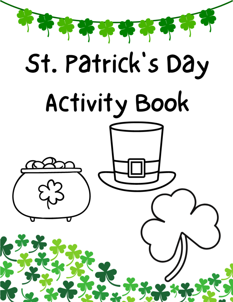 Printable St Patrick 39 s Day Activity Book