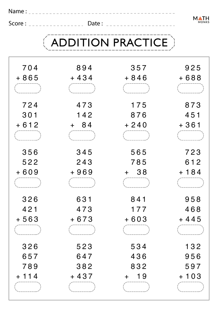 Printable Worksheets For 4th Graders