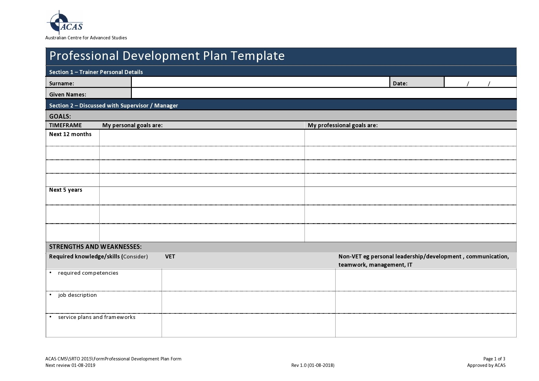 business development plan template example