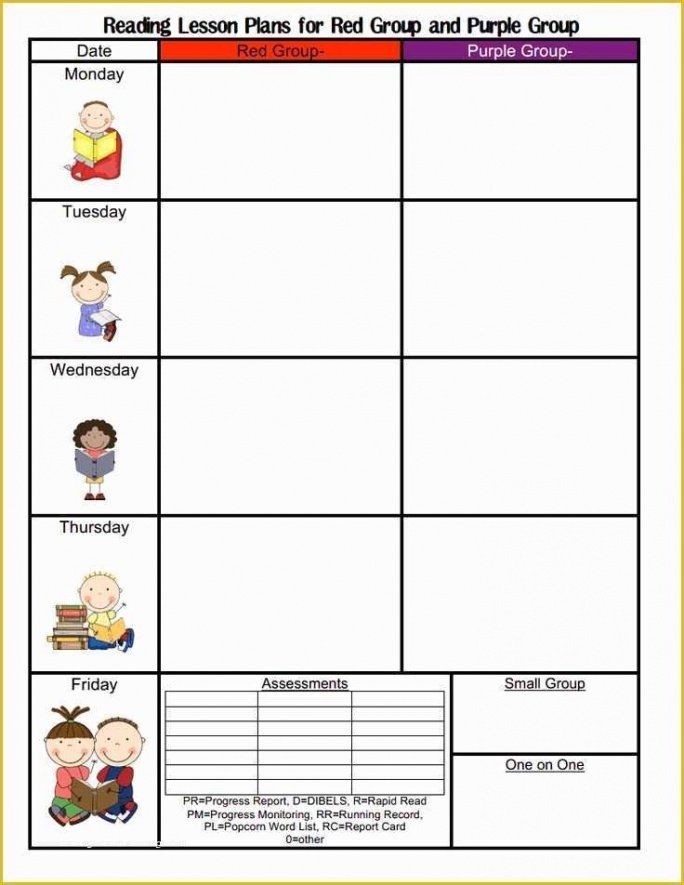 Professional Toddler Lesson Plan Template Excel Example Lesson Plans