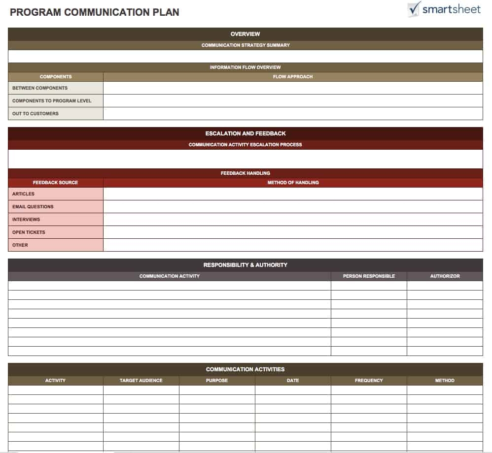 program management plan template