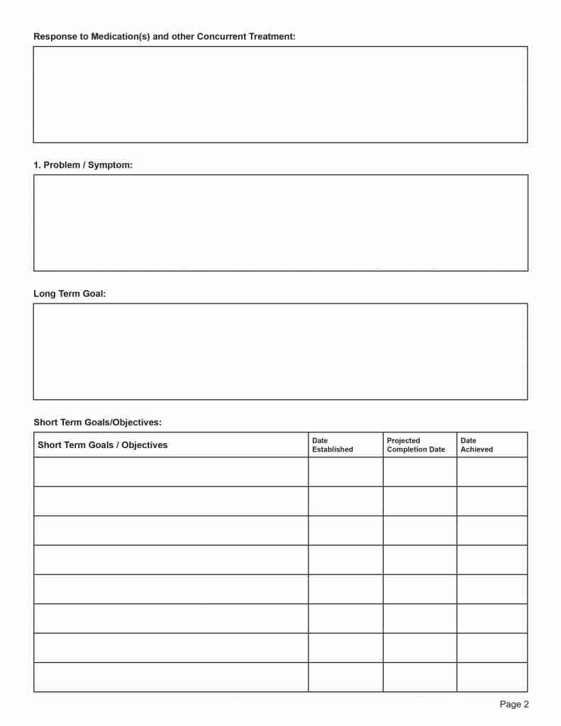 treatment plan template pdf free