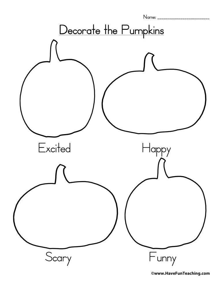 free printable pumpkin activities