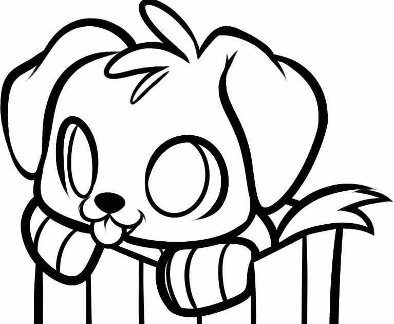 Puppy Cute Printable Dog Coloring Pages Kidsworksheetfun