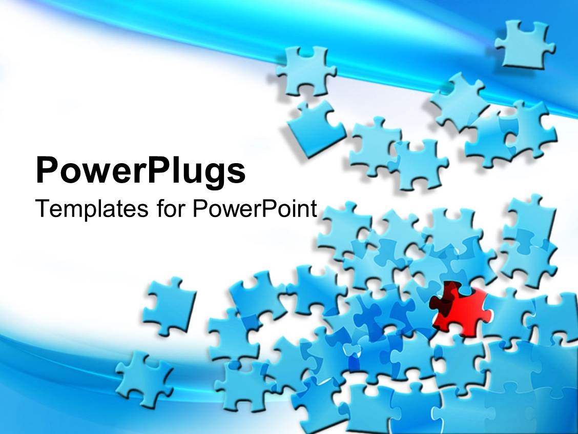 Puzzle Piece Powerpoint Template Printable Calendars AT A GLANCE