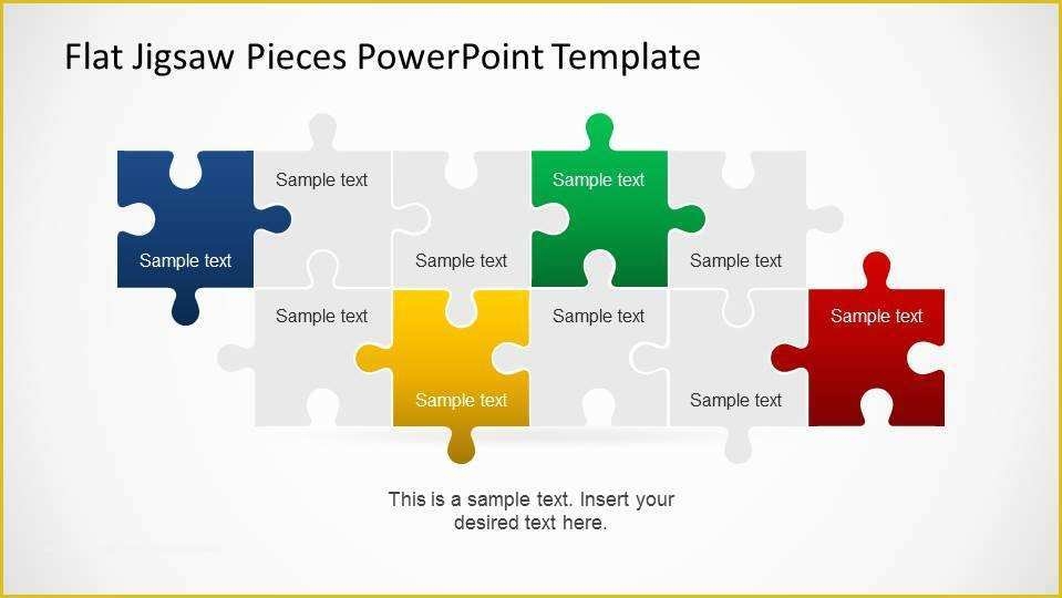 9 piece puzzle template powerpoint