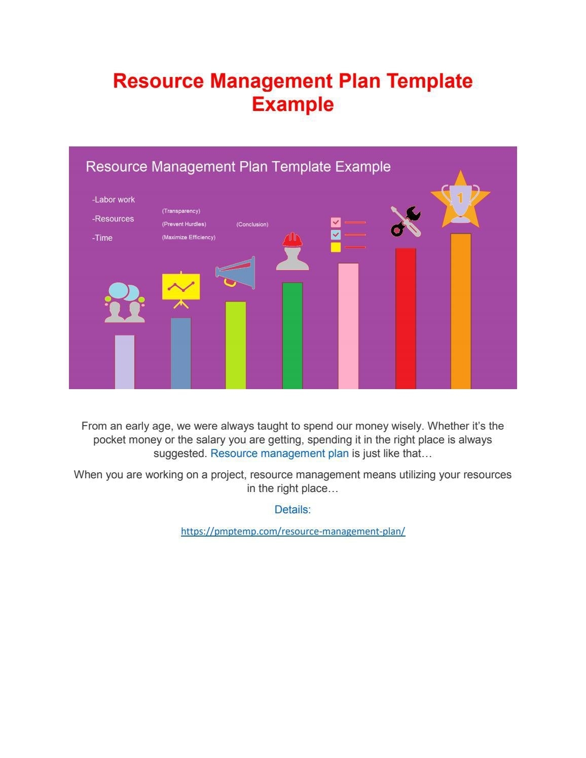 resource management plan template