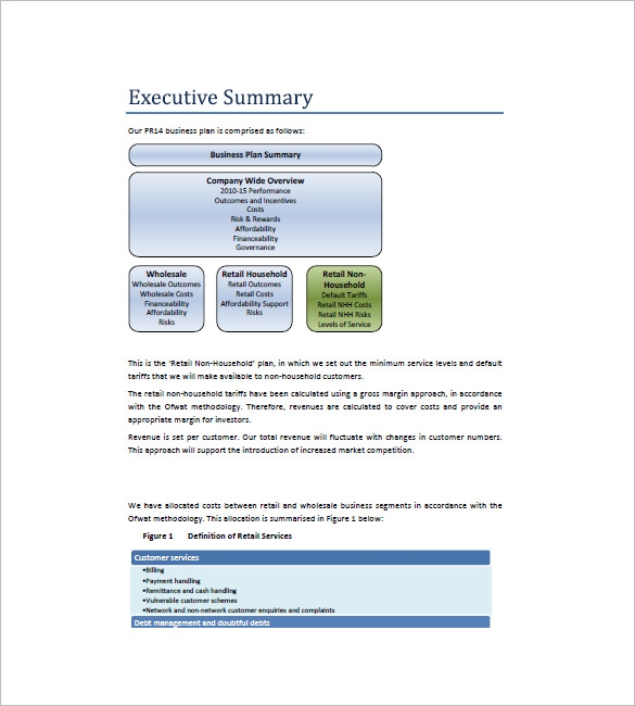 Retail Business Plan Template 14 Word Excel PDF Format Download