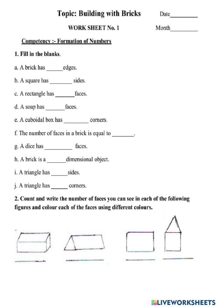 Revision Worksheet Class 4 Maths Worksheet Live Worksheets