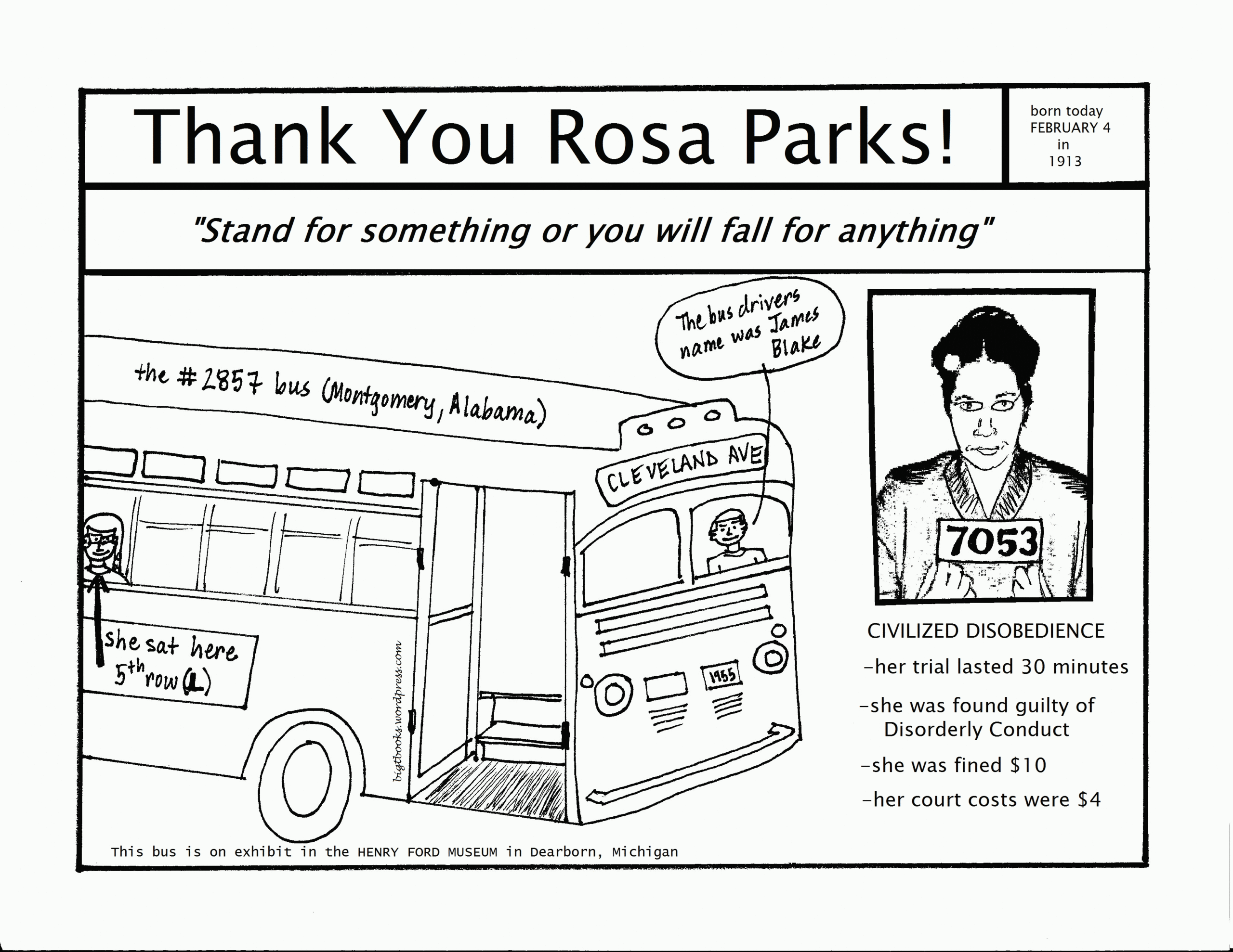Rosa Parks Free Printables