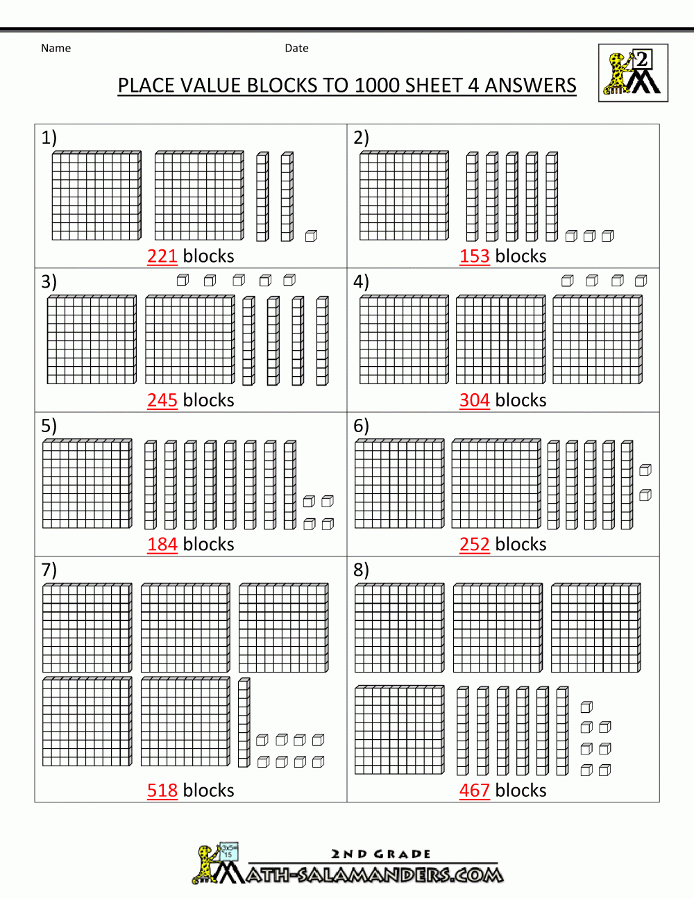 Salamander Math Worksheets Equivalent Fractions 2 A Math Fraction 