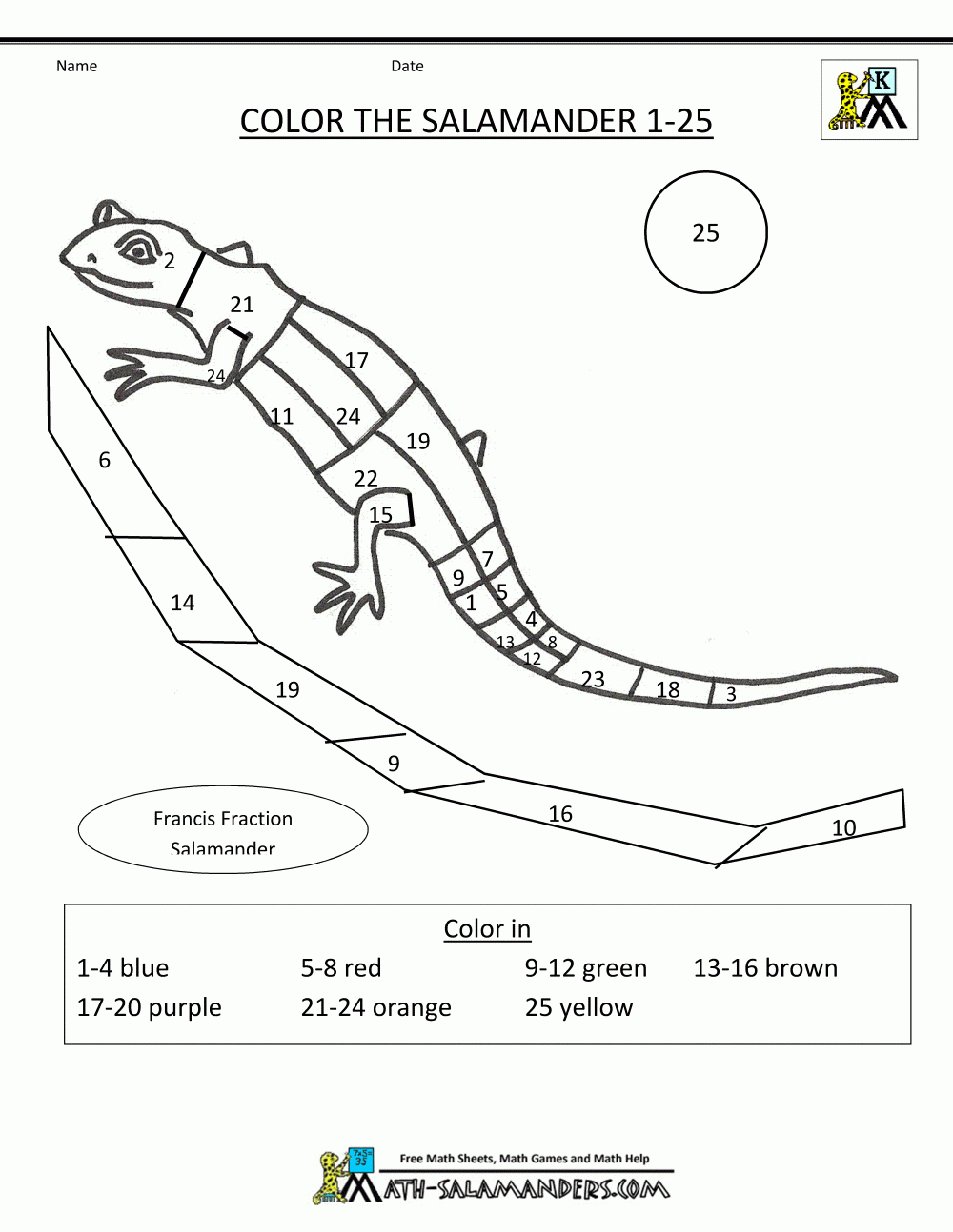 Salamander Math Worksheets Multiplication Drill Sheets 3rd Grade1000