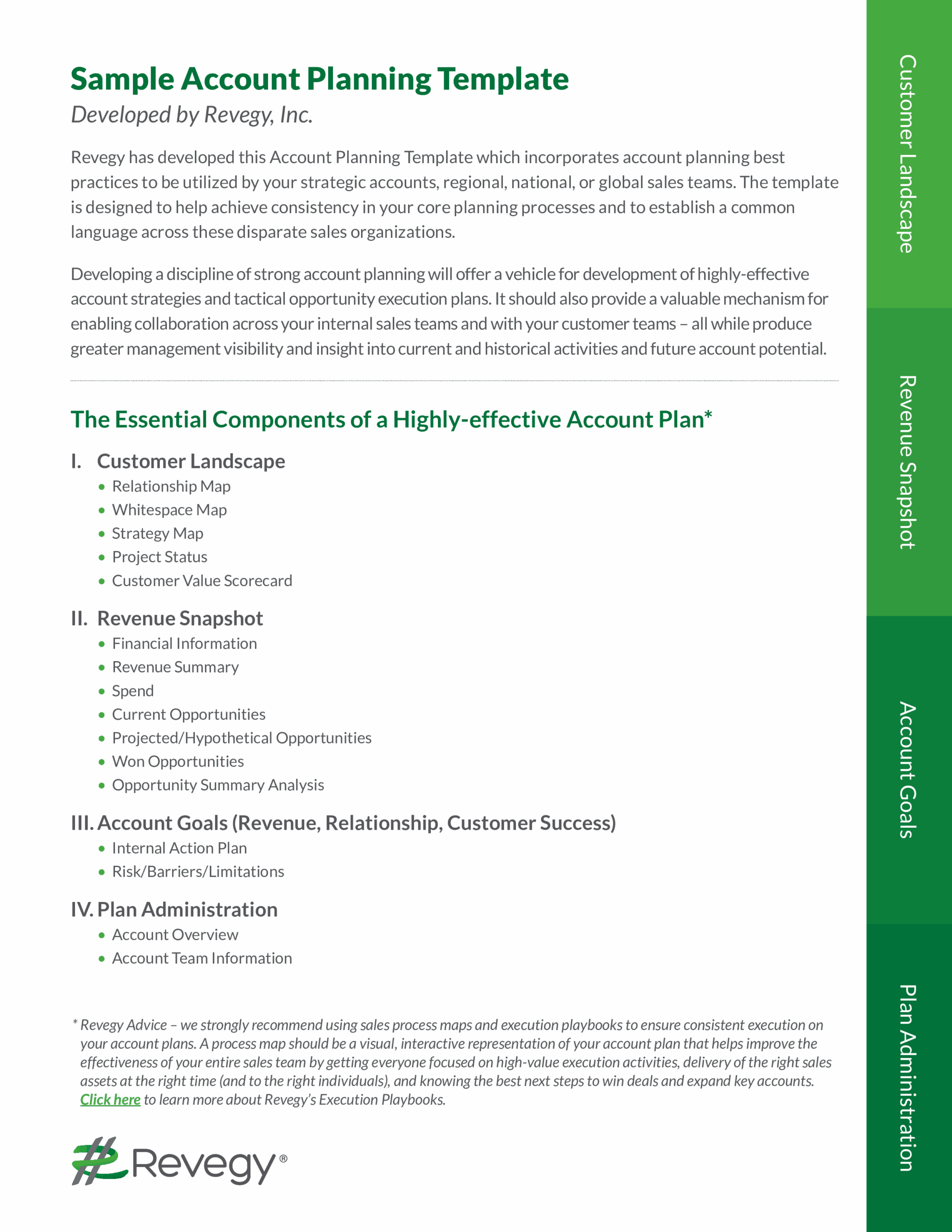 sales account planning template