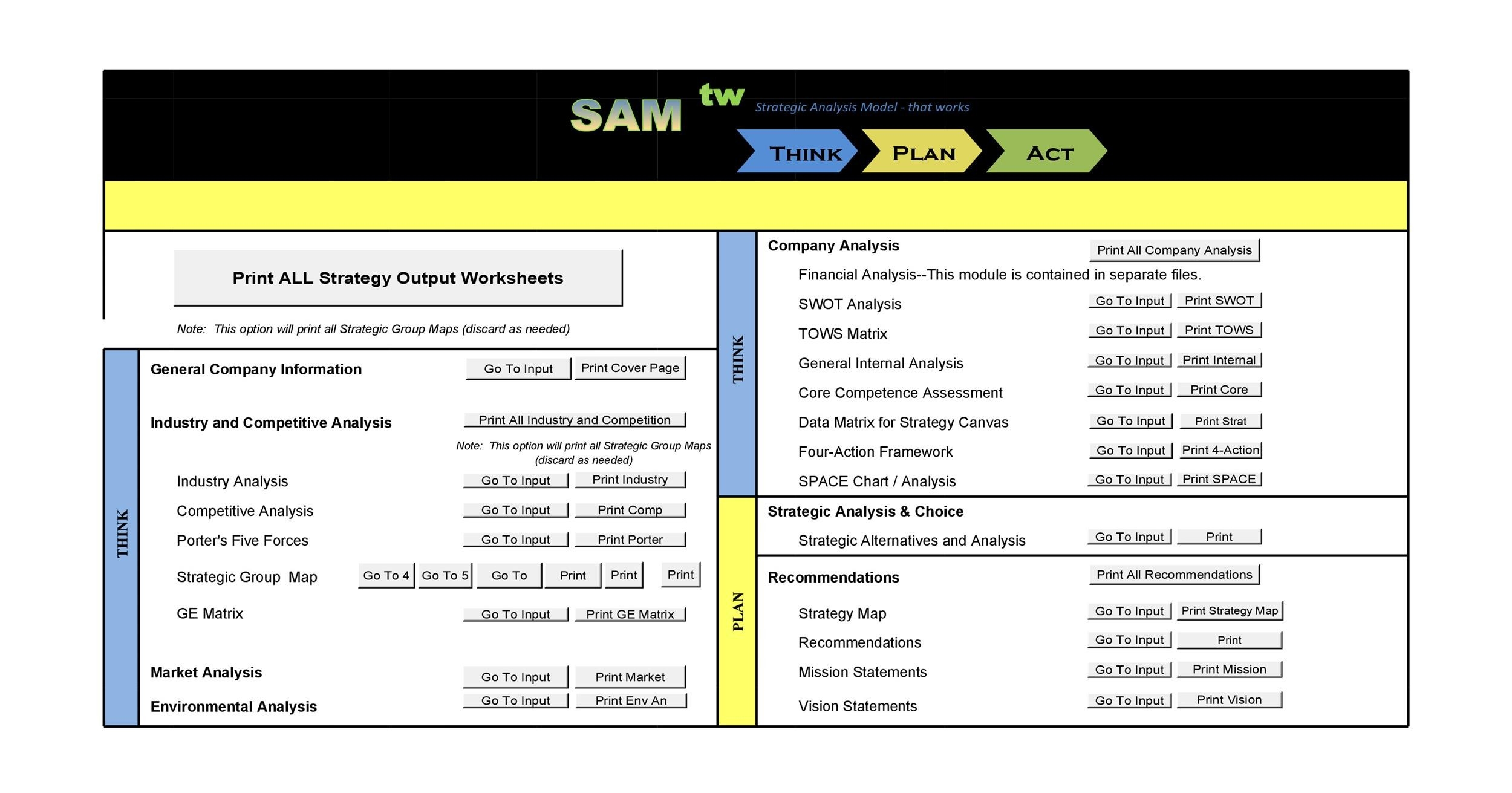 Sales Plan Template Free