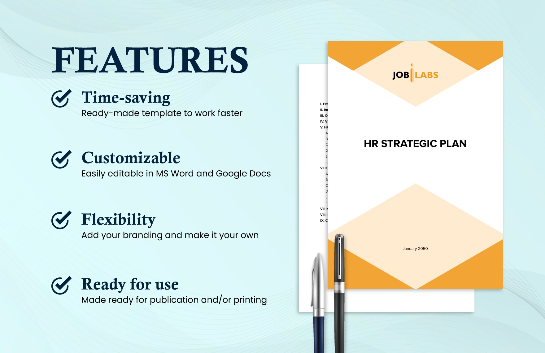 Sample HR Strategic Plan Template In Word PDF Google Docs Download 
