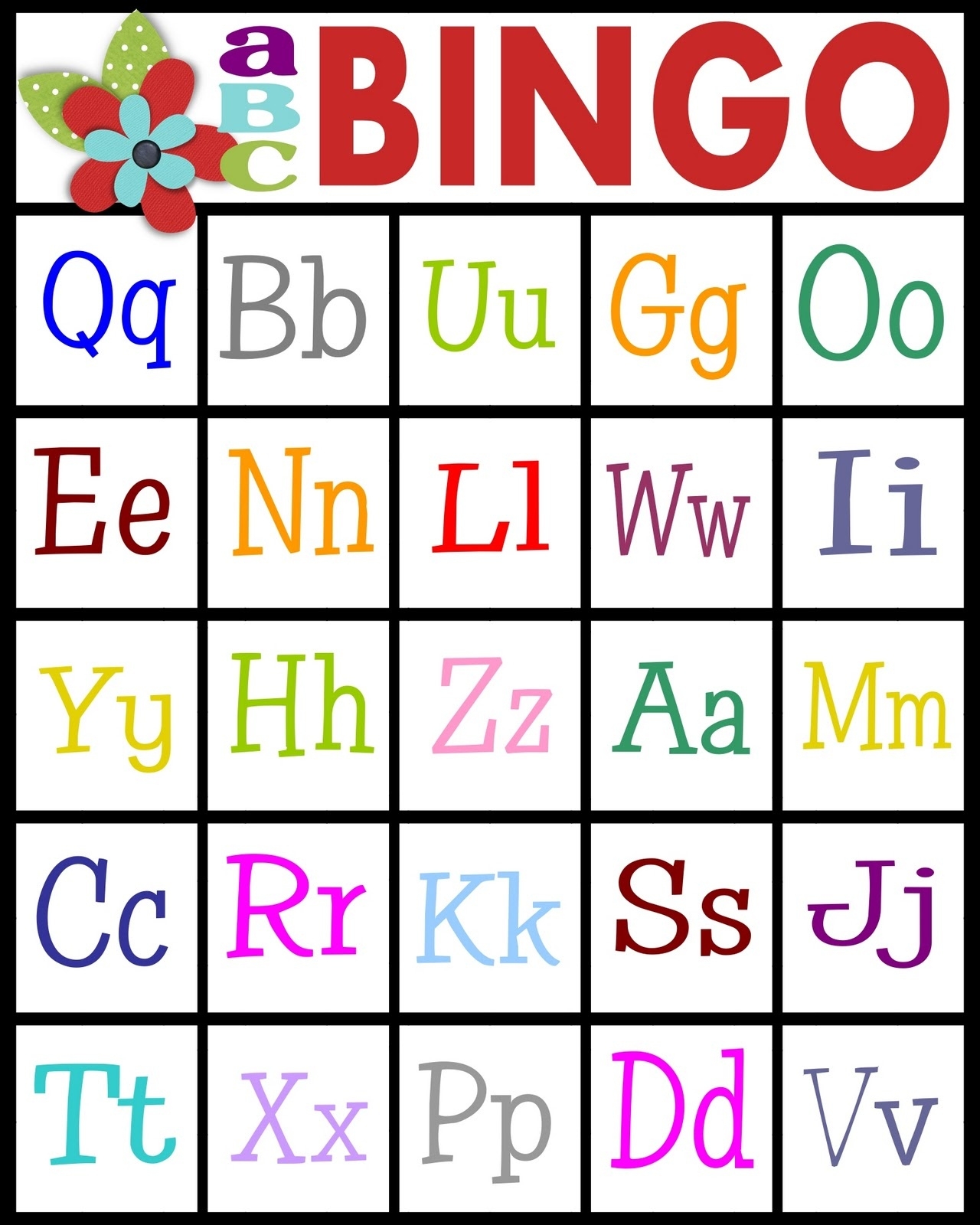 Sassy Sanctuary Abc 39 s Bingo Free Printable Free Printable Alphabet