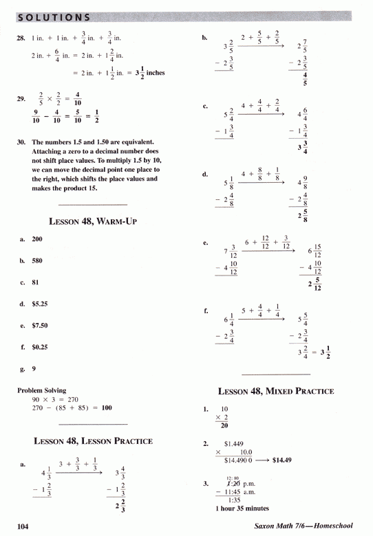 Saxon Math 2nd Grade Worksheets