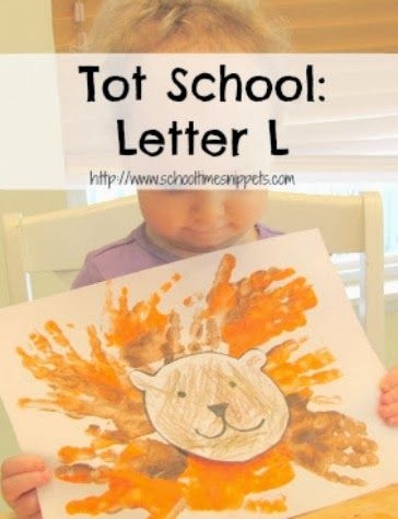 School Time Snippets Tot School Letter L Tot School School Time