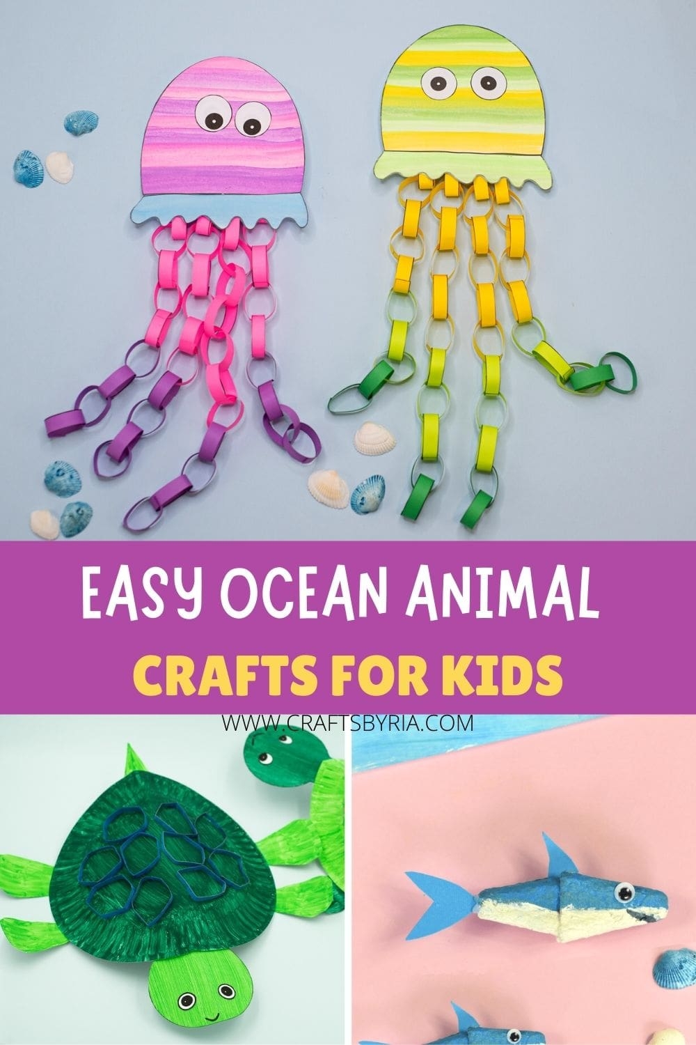 Sea Animals Crafts For Preschoolers Image To U