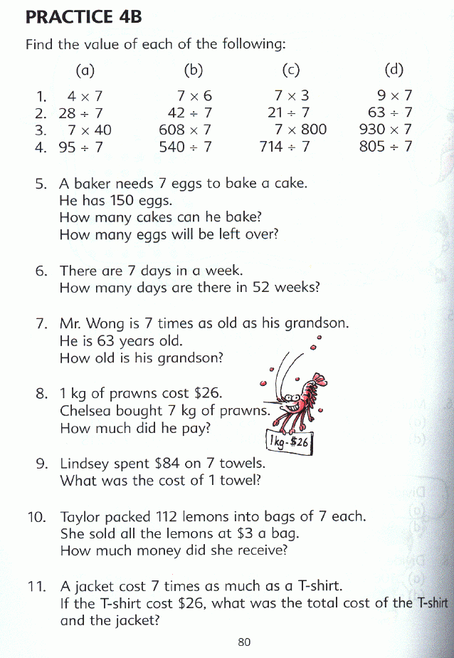singapore math worksheets